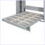 Lit escamotable moderne avec tablettes murales-1468968318-1468968313