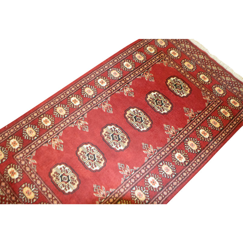 High-Quality Hand-Knotted Red Area Rug