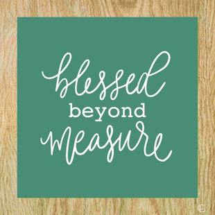 Blessed Beyond Measure, Measuring Cup Set