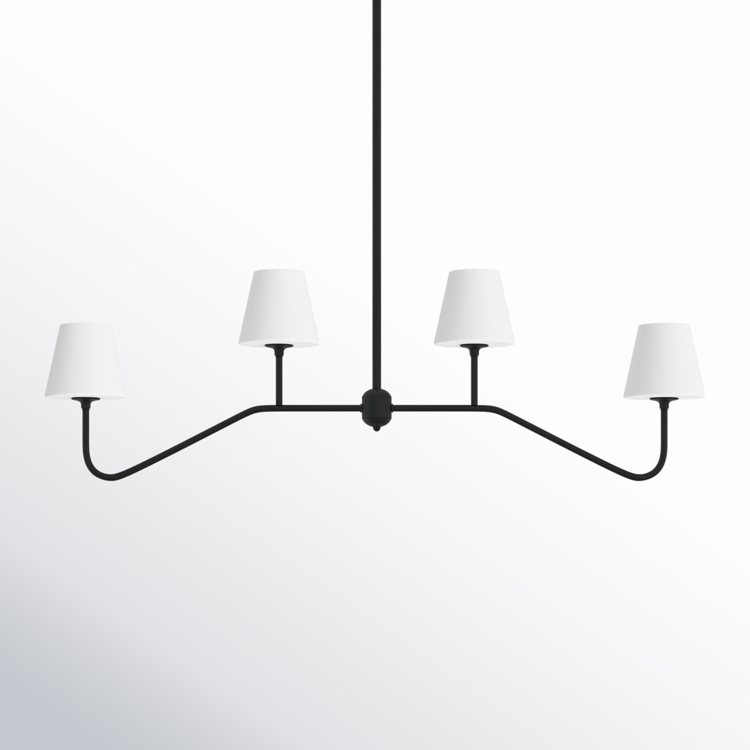 Lane 4 - Light Shaded Geometric Chandelier Joss & Main 