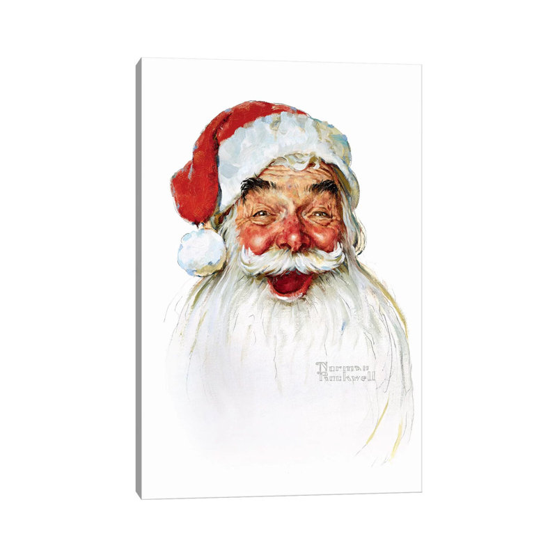 Norman Rockwell - Print on Canvas, 20.32 cm H x 30.48 cm W, Wrapped Canvas