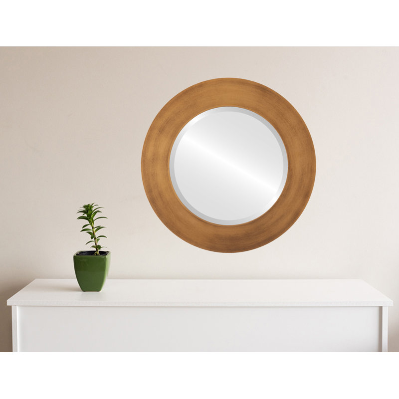Miroir décoratif en biseau moderne Royster, 19 po x 19 po