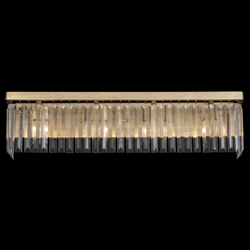 Luminaire de meuble-lavabo social Club - Havane doré - l 28,5 po