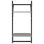 Borough Wharf 2-Tier Wall Shelves With Bars 2 Pcs 30X25x65 Cm-1934583386