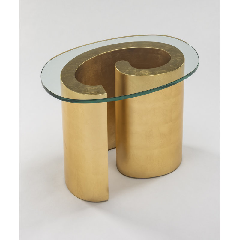 Glass End Table