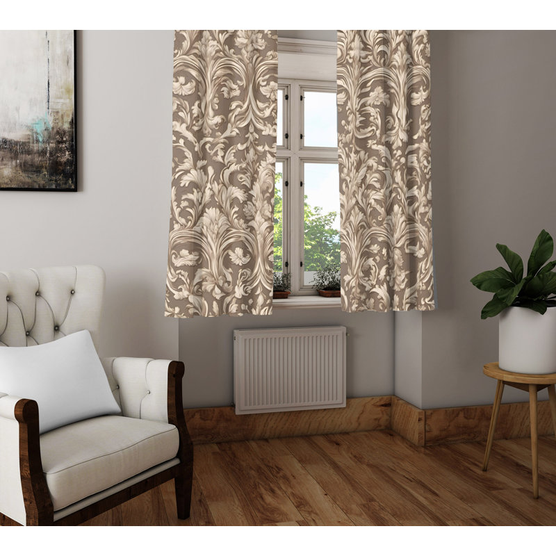 Semi Sheer Curtain Pair, 56" W x 78" L