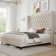Duluth Upholstered Wingback Bed