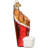 Old World Christmas Blown Glass Ornament for Christmas Tree, Chicken Nuggets