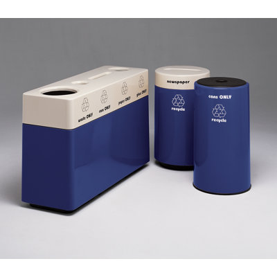 Poubelle de recyclage de 48 gallons Fiberglass Recycling