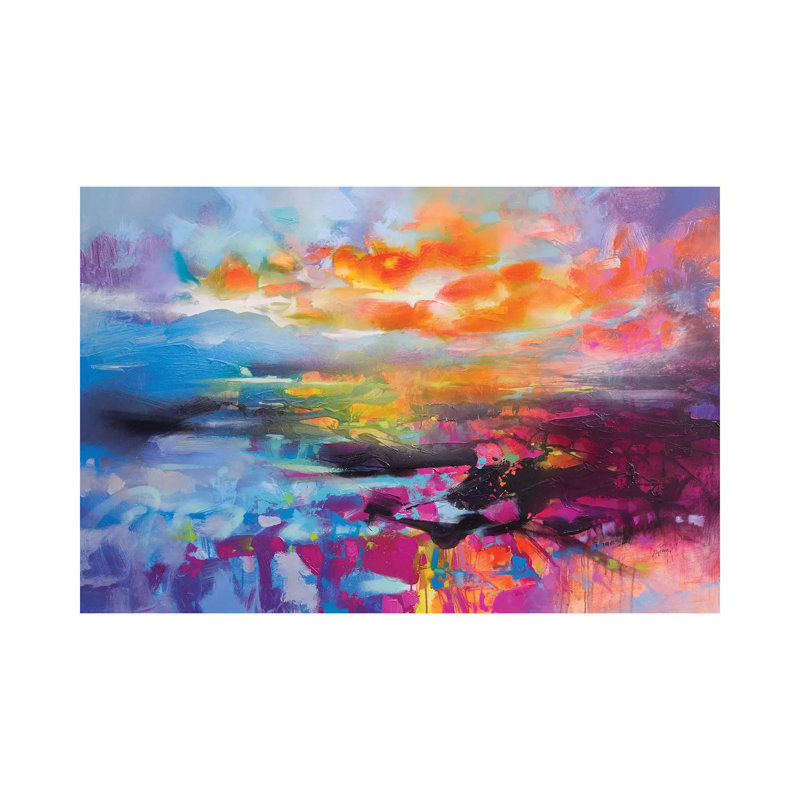 Relative Altitude par Scott Naismith - reproduction d'art, Toile tendue, H 32 po x l 48 po x 1,5 po, Pas de tapis