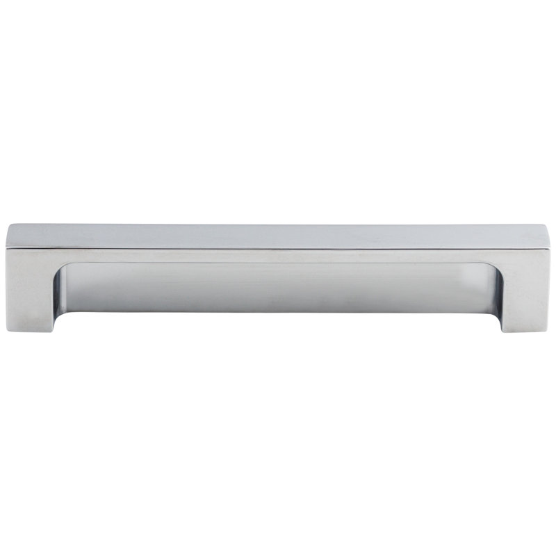 Modern Metro Finger Pull, Polished Chrome, 5" Center to Center