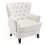 Acevedo Upholstered Linen Wingback Chair-1135647418