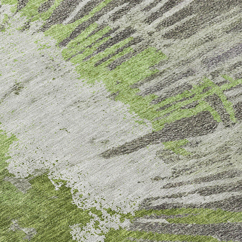 Kaylani Washable Abstract Indoor / Outdoor Rug, Rectangle 1'8" x 2'6"