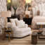 Table Lamp Lxry Travertine Excl Shade