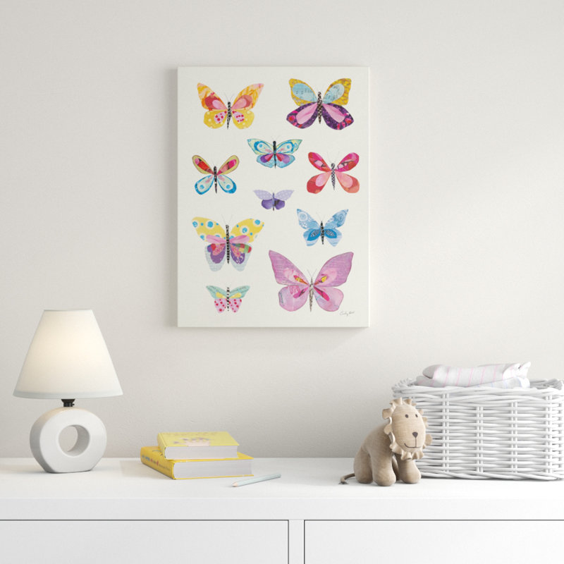 « papillon chars ii », art sur toile, H 19 po x l 14 po x P 2 po