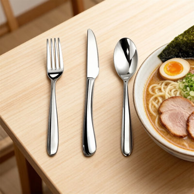 40-Piece Heavy Duty Stainless Steel Flatware Set For 8