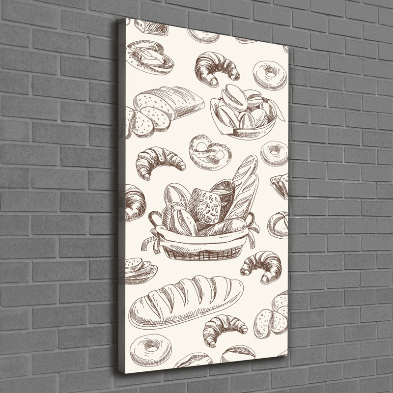 Ice Cream On The Plate - Wrapped Canvas Print