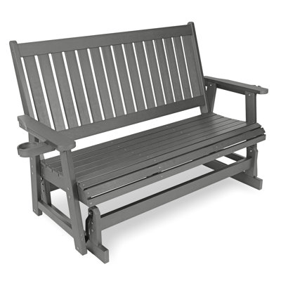 Banc oscillant 3 places en poly Lumber