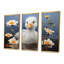 «Blue Duck», art mural canard bleu et blanc-1010891751-1010891750