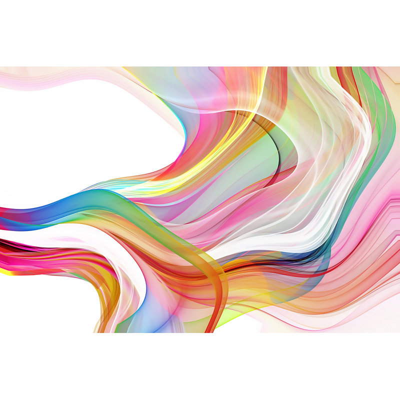 Abstract Colourful Background - Wrapped Canvas Print, 81cm H x 122cm W