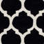 Tapis noir en laine touffeté à la main Carolene-1938399968