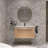 35.46'' Single Bathroom Vanity with Resin Top