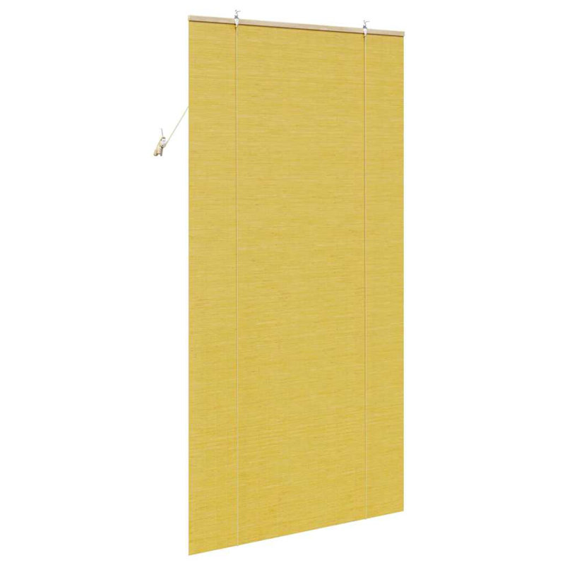 Bamboo Venetian Blind, Yellow, 220cm L x 120cm W