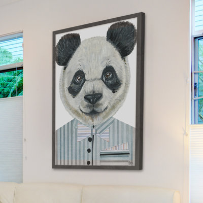 Smart Panda by Eyre Tarney - Single Picture Frame Painting