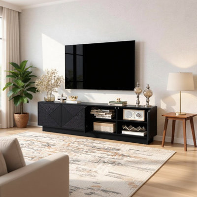 Armoire luxueuse de style U-Can à quatre portes avec cloisons réglables et lumières décoratives DEL