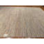 Tapis moderne 9 x 12 po, tapis en laine noué à la main, tapis minimaliste Racha, tapis rayé multicolore, tapis afghan contemporain, grand salon