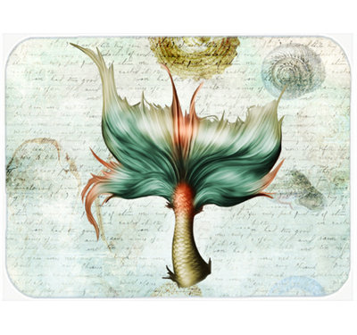 Planche à découper en verre caroline mermaids et mermen sirène