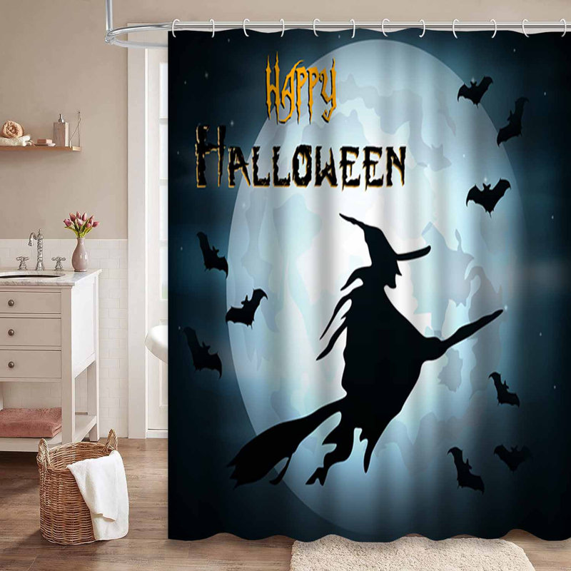 Rideau de douche Halloween Halloween, L 72 po x l 72 po