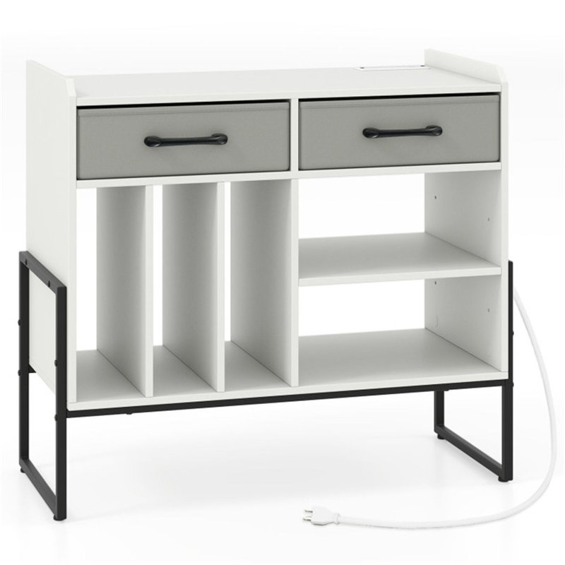 Armoire blanche pour vinyle