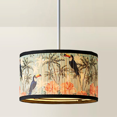 Anif Bamboo Drum Lamp Shade ( Slip-On )