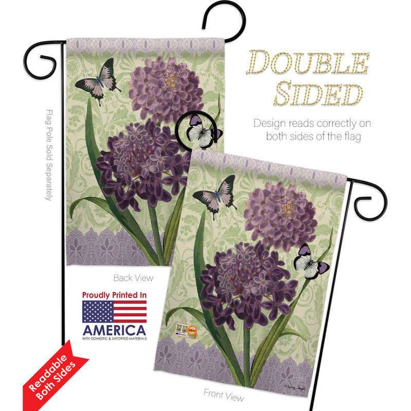 Double Sided 18.5'' H x 13'' W Polyester Flag Set