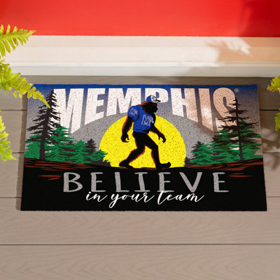Paillasson en PVC 28 po x 16 po University of Memphis Bigfoot