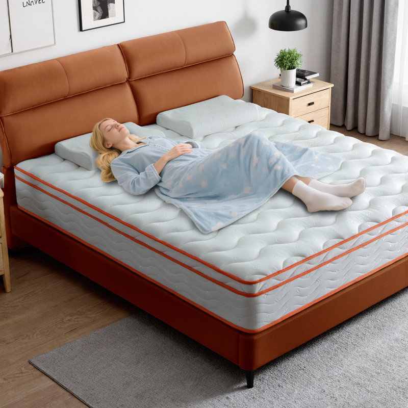 10 Inch Full Size Hybrid Memory Foam Mattress with Pocket Springs for Pressure Relief & Motion Isolation, Medium Firm, CertiPUR-US Certified