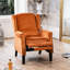 Airell 70cm Wide Velvet Wing Chair Recliner-1517566100