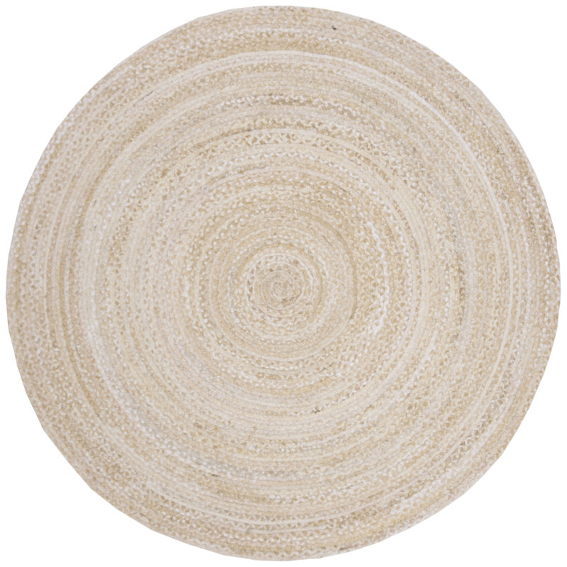 Cotton Hand Woven Area Rug, Round 183 cm