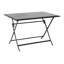 Telemanus Rectangular Metal Folding Outdoor Bistro Table , cm W cm D-865773883-865861505