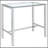 Tommy Chrome 47-inch Bar Table