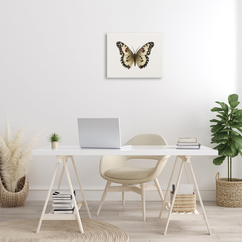 Art mural sur toile symétrique brun clair par Elizabeth Medley, H 16 po x l 20 po