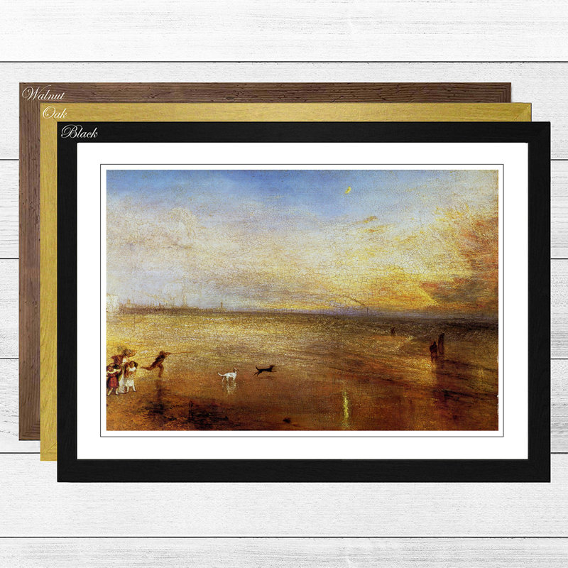 J.M.W. Turner - Single Picture Frame Painting, Oak