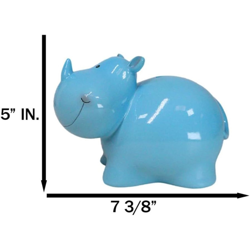Figurine tirelire fantaisiste Pachyderm Rhino