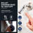 Single Function Shower Head Chrome fixed Shut Off Showerhead, Watersaving Design