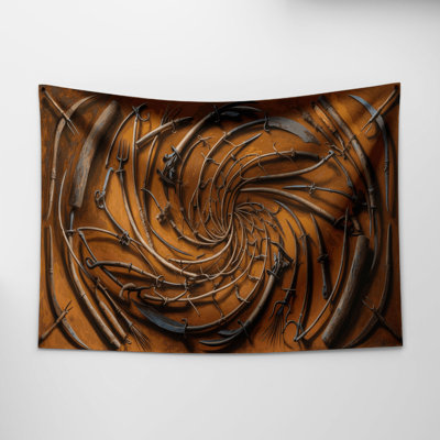 Thanksgiving Antique harvest tools Wall Tapestry