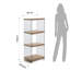Duffy 120cm H Standard Bookcase