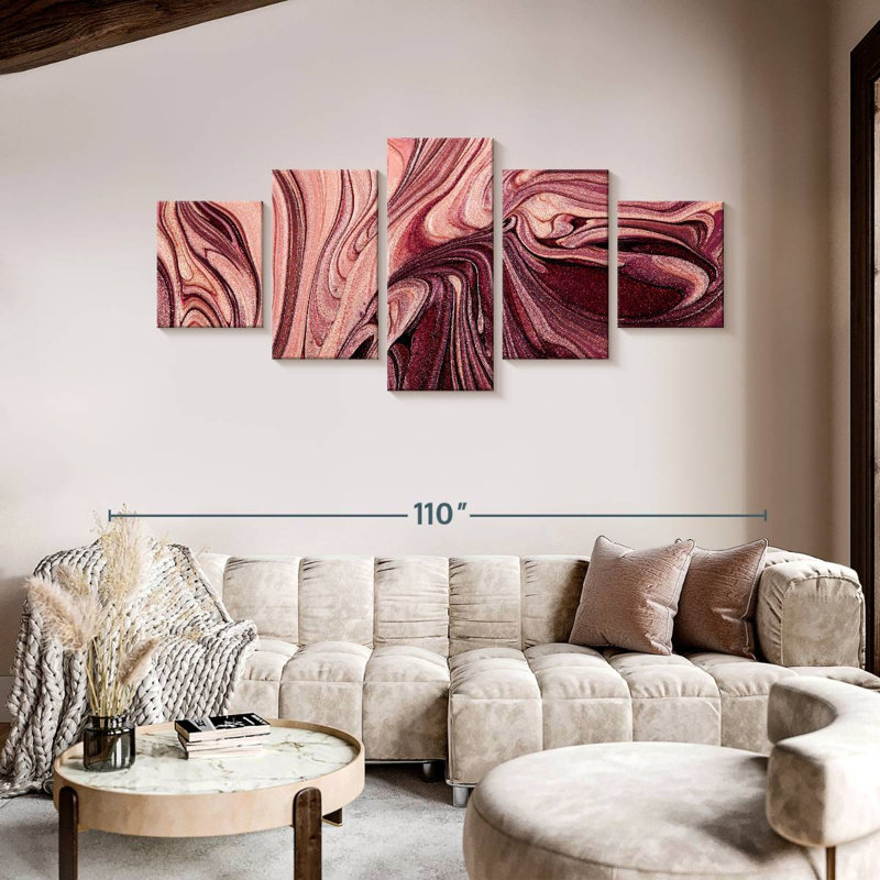 Nail Polish Texture, 42" H x 92" W