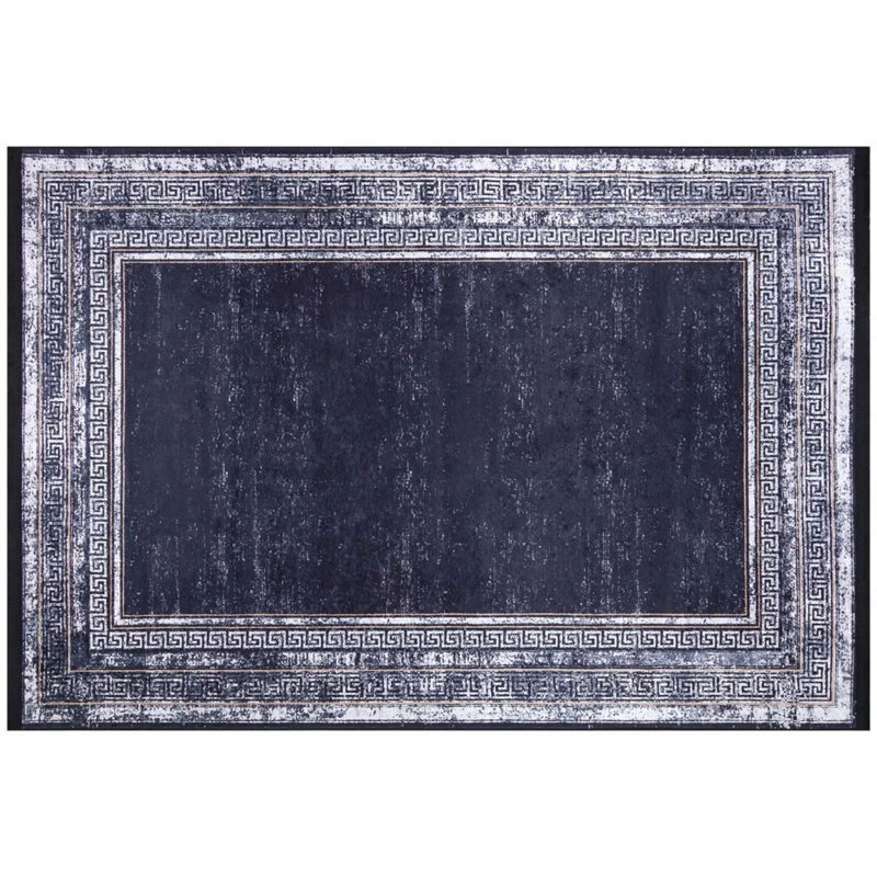 Tapis intérieur / extérieur en coton Telaya, Rectangle 3 pi 3 po x 6 pi 7 po
