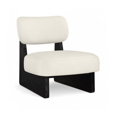 Fauteuil d'appoint en cuir Vetra Lystra